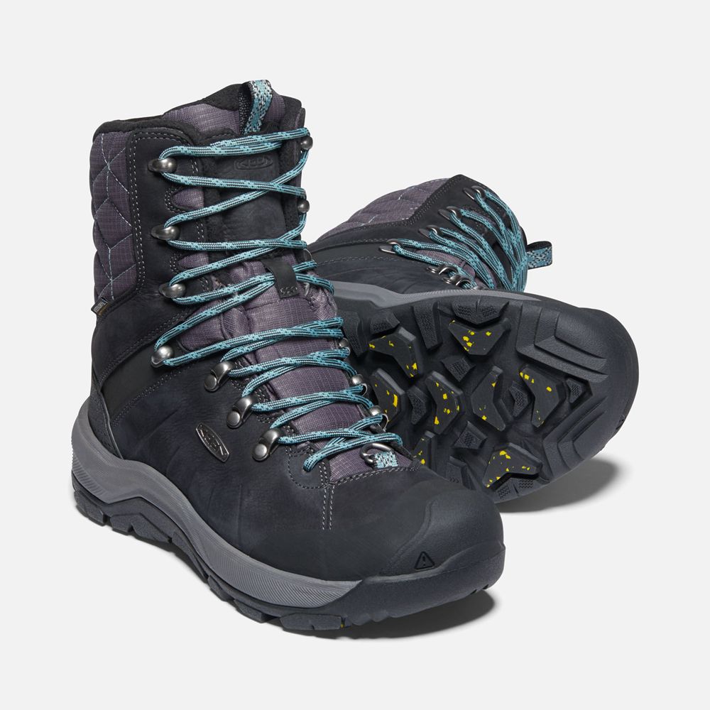 Bottes de Randonnée Keen Femme Noir | Revel Iv Haute Polar | CKIMT-3697